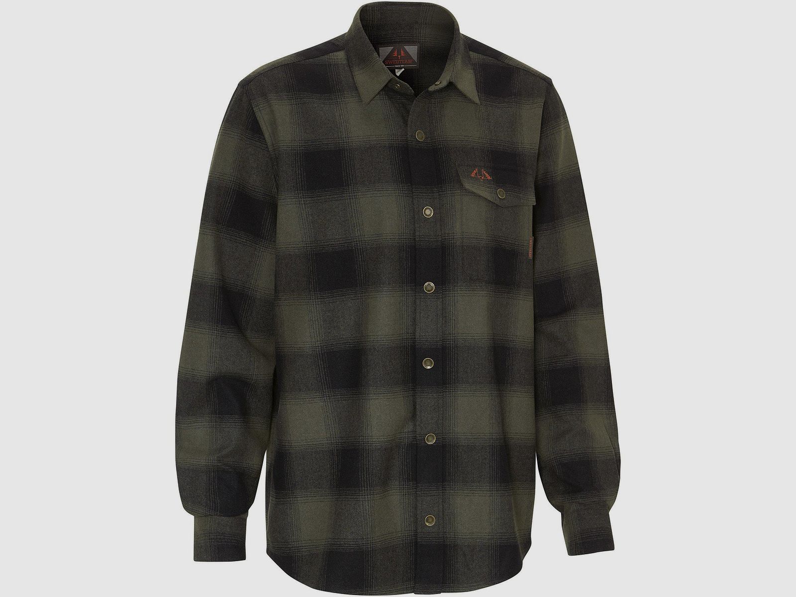 Swedteam Lynx Wool Shirt Men Green XS