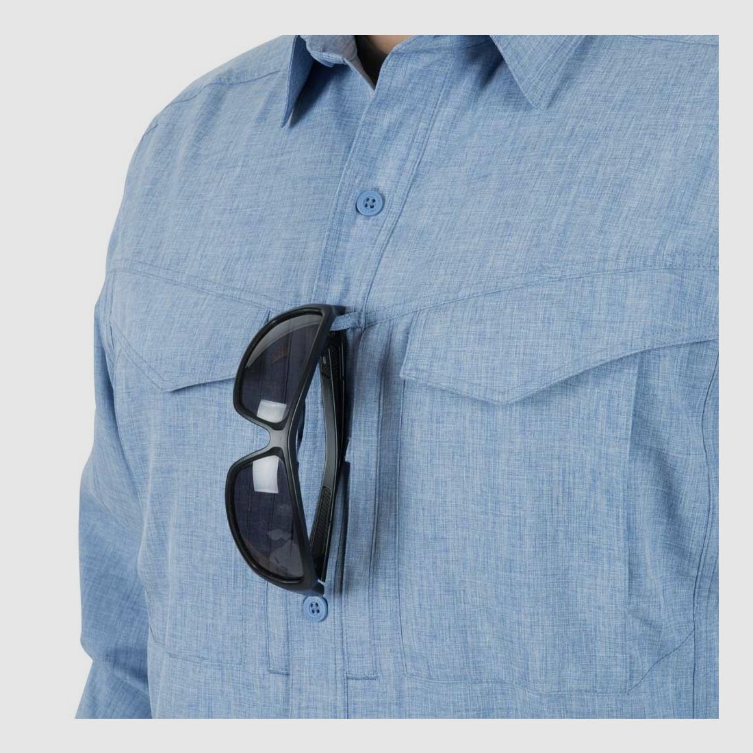 HELIKON-TEX DEFENDER Mk2 GENTLEMEN SHIRT® MELANGE-SCHWARZ
