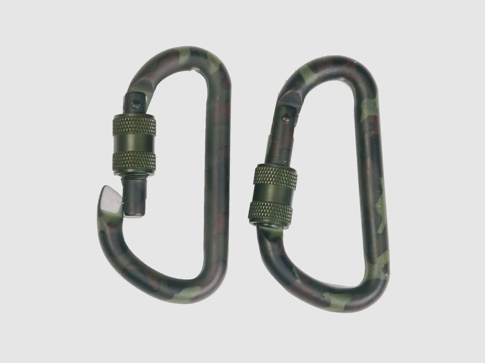 Mil-Tec Mil-Tec Carabiner Screw Lock 2-Piece Set
