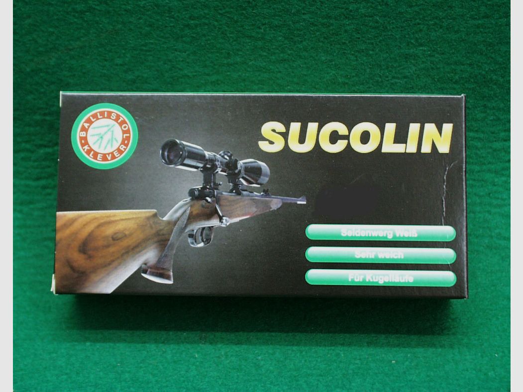 Ballistol Silk thread white, SUCOLIN for ball barrels