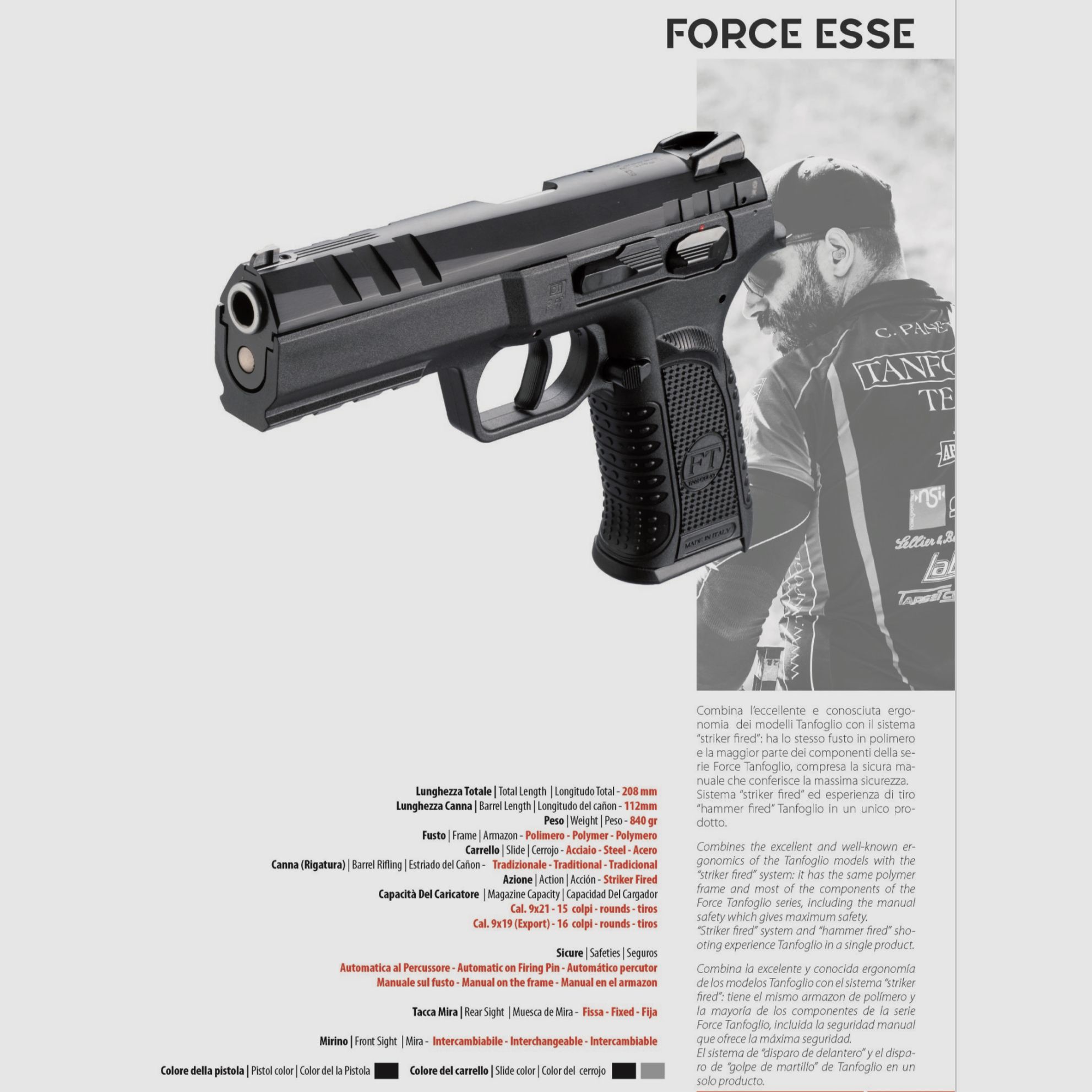 TANFOGLIO / PISTOOL / ALLE MODELLEN, afbeelding 19 van 29