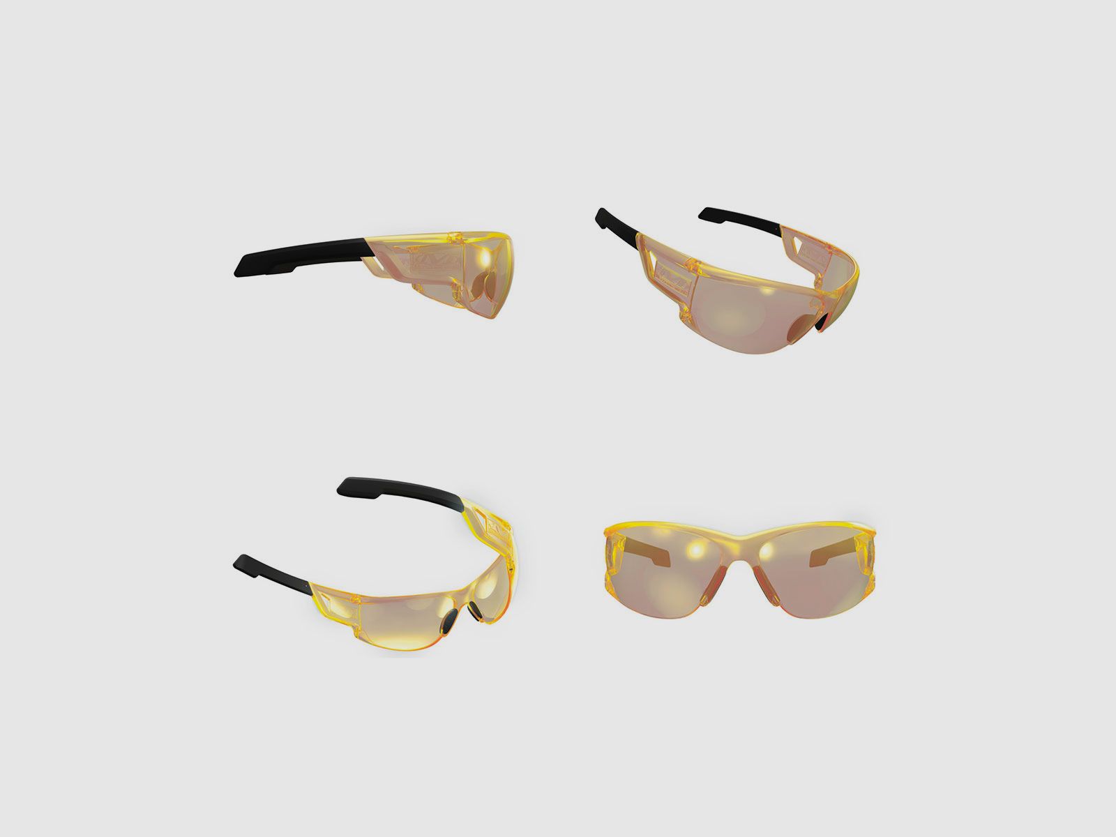 MECHANIX WEAR – VISION BALLISTISCHE BRILLE TYPE-N AMBER FASSUNG GELBE LINSE, Bild 3 von 5