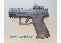 Walther CO2 Pistole PDP F 3,5" mit Firefield Reflexvisier Ironclad Mini - F1