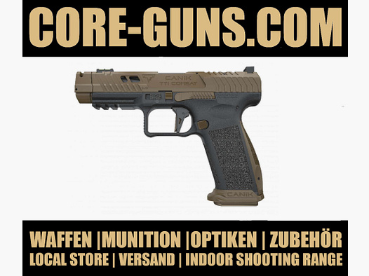 Pistola semiautomatica Canik TTI Combat Taran Tactical 9mm Luger disponibile immediatamente