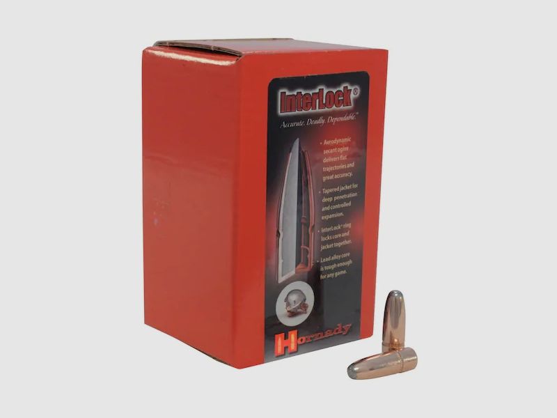 Hornady Bullet .303/.312 INTERLOCK RN 174GR 100 pieces