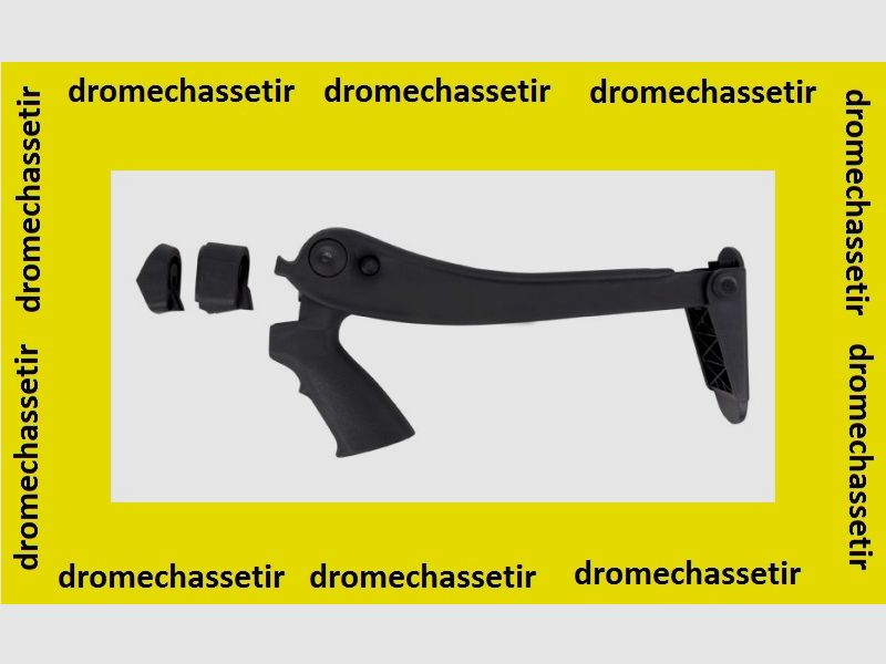 ATI-Schaft mit klappbarem Pistolengriff für Flinte Mossberg 500, 590, Maverick 88, Winchester 1200 und 1300 sowie Remington 870, schwarz, Bild 1 von 3