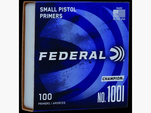 Federal Small Pistol Primers 100 Zapałki
