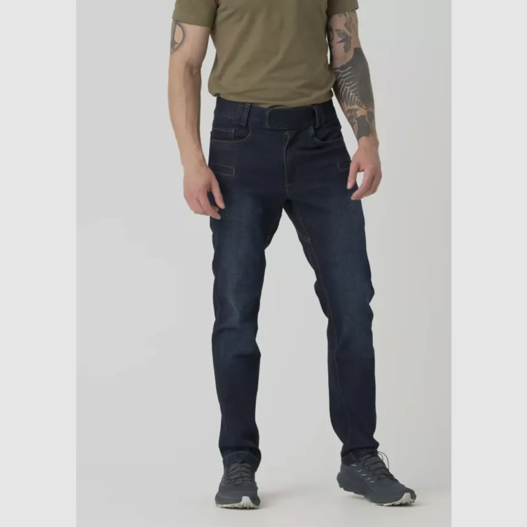 Greyman Tactical Slim Jeans (Donkerblauw) - Helikon-Tex, afbeelding 7 van 8