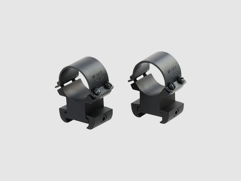 Weaver Sure Grip Windage 4-Hole Weaver-Style Ringe matt schwarz 25,4mm extra high, BH 14,60mm