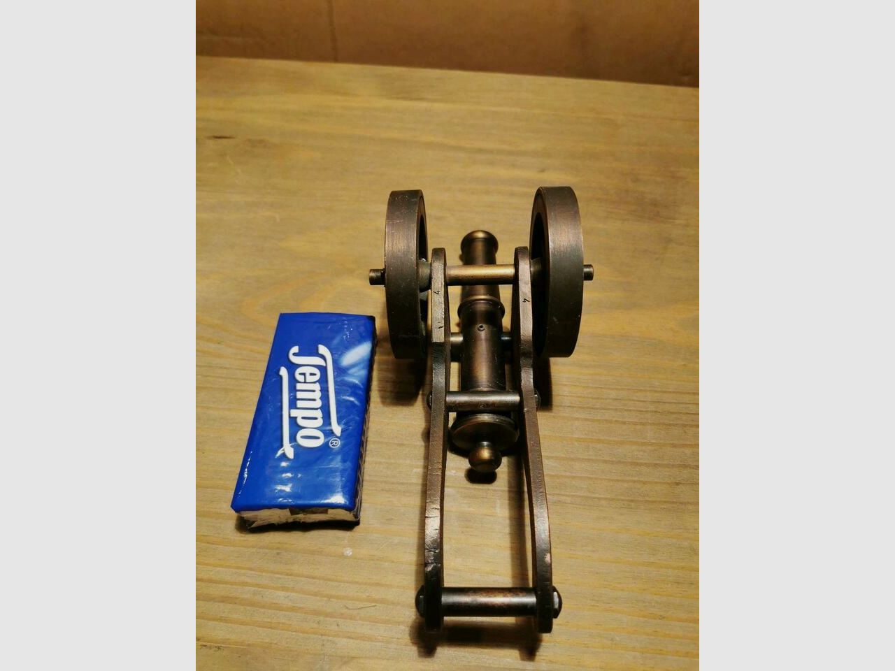Modellkanone aus Bronze