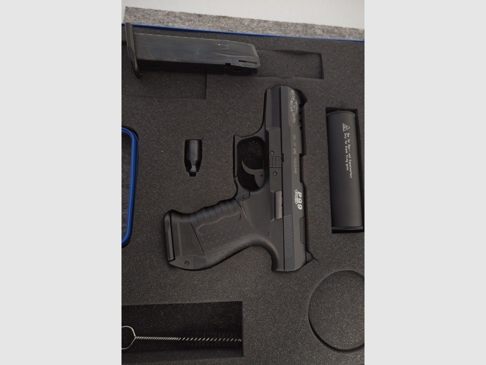 Walther 2006 P99 PAK Gas Signal 007 Special Operations PTB 762 James Bond Limited Edition 0202/1000