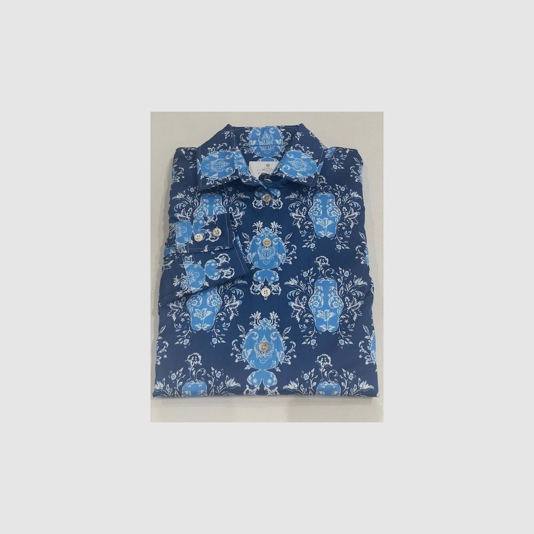 Habsburg Bluse Klassik in Blau