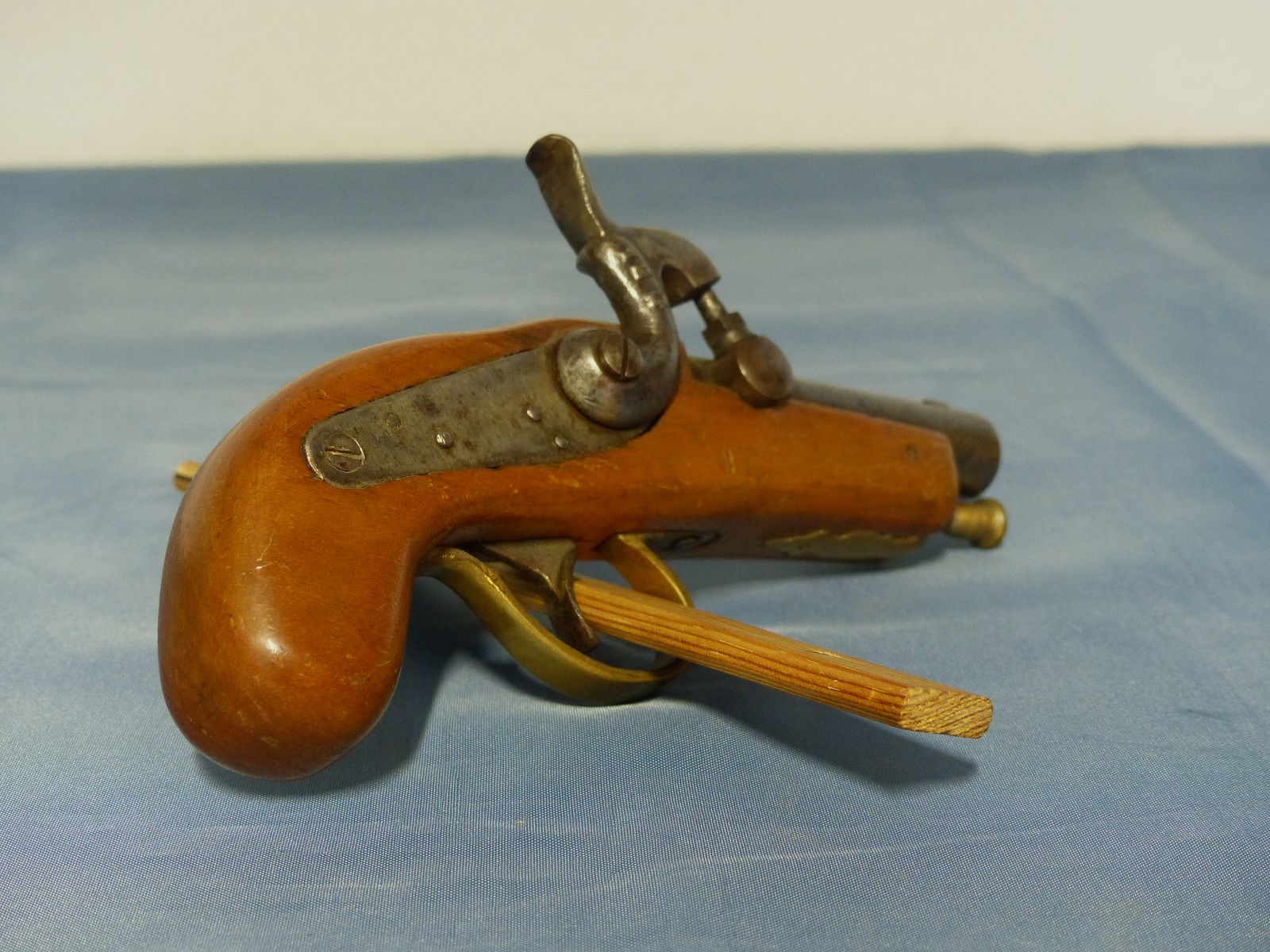 Vorderlader Perkussion Pistole Derringer antik vintage