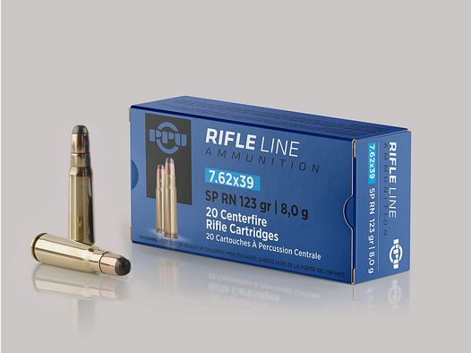 PRVI Partizan TM/PSP 8g/123gr - 20 piezas 7,62x39