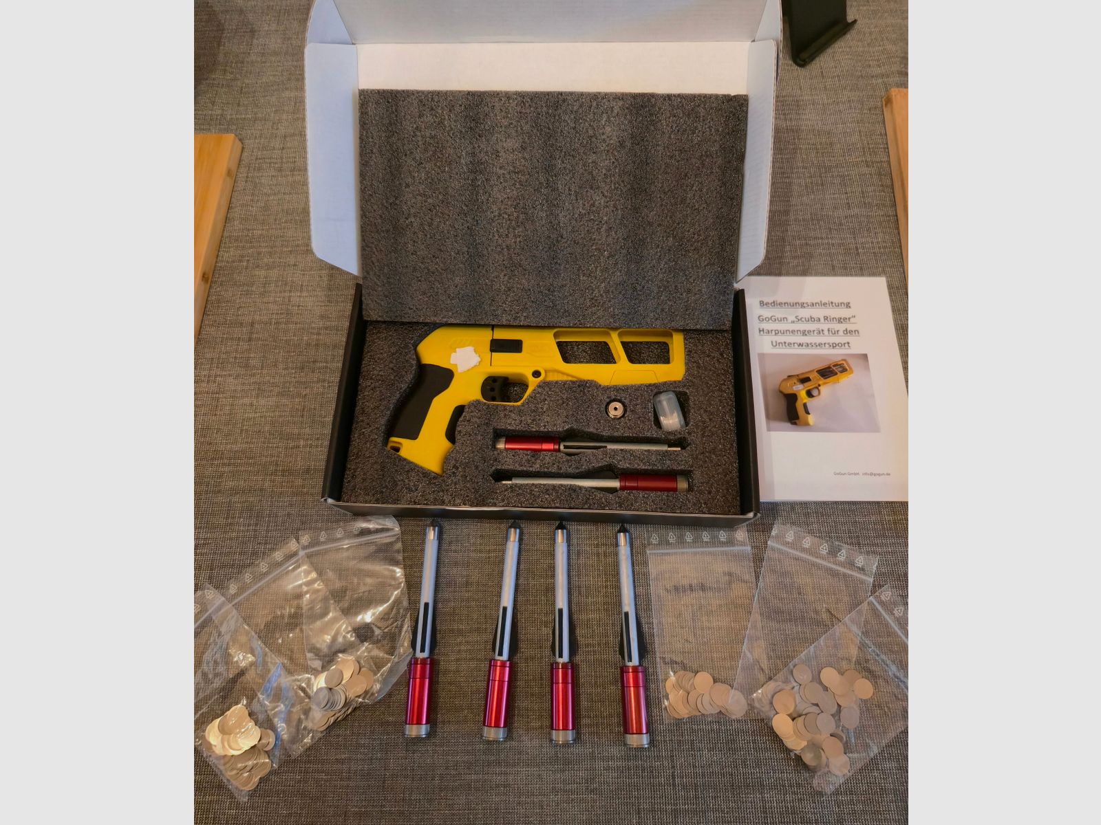 Scubar Ringer in pompa a mano