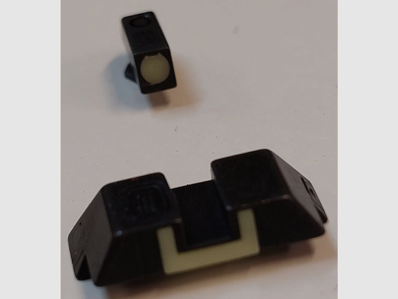 Zestaw celowników Glock Glock stalowych świecących w ciemności, muszka 6.1 i szczerbina 4.1