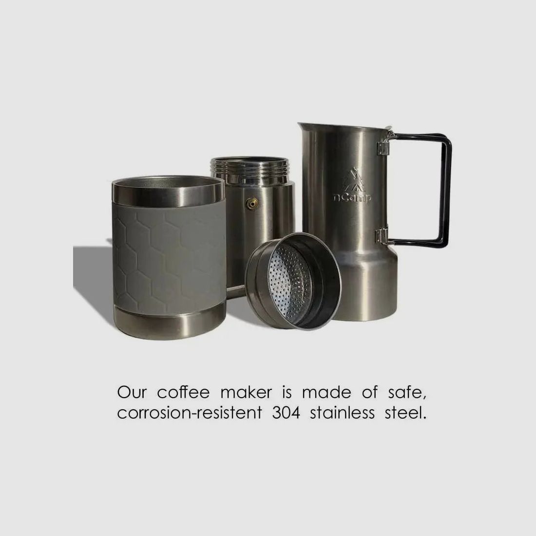 nCamp Kompakte Cafe/Espresso-Kaffeemaschine