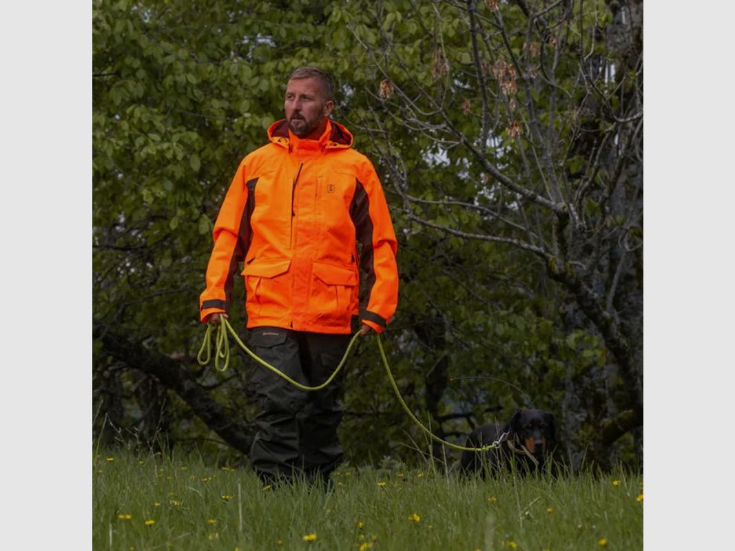 Giacca Deerhunter Recon Dura-Tex arancione con membrana, immagine 5 di 19
