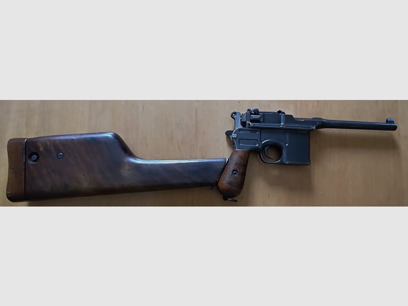 Mauser C96 Kal.7,63mmMauser mit Anschlagkasten