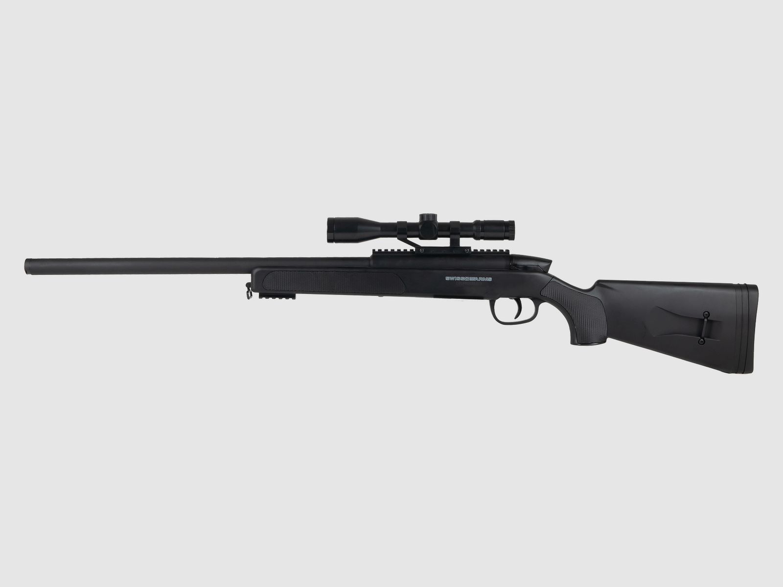 Swiss Arms Black Eagle M6 Sniper Schwarz 6mm - Airsoft Federdruck