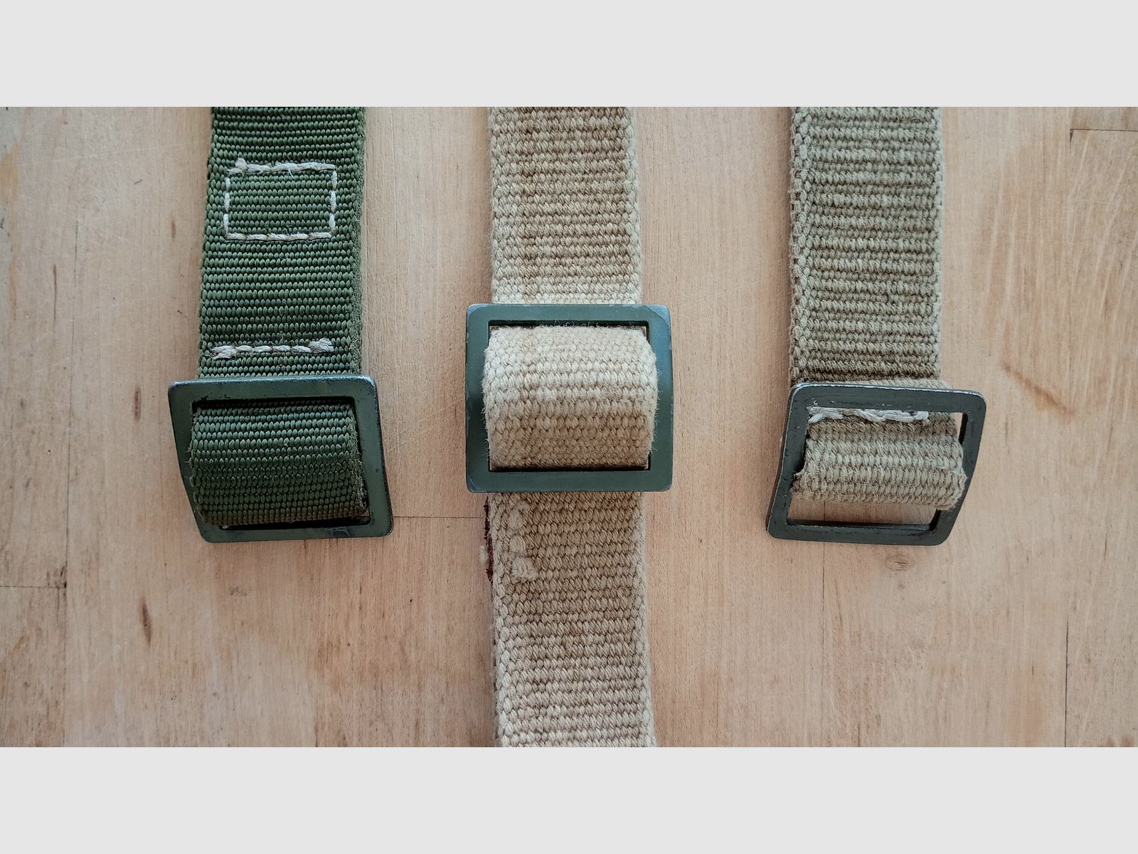 3 gebrauchte Samopal SA VZ.58 Gewehrriemen auch gut geeignet für das Xisico MWN B5 Luftgewehr von Naunin