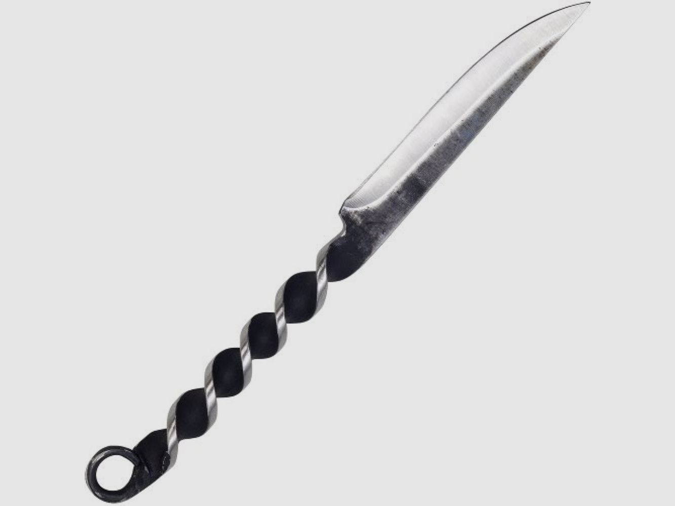 Coltello medievale con fodero in pelle