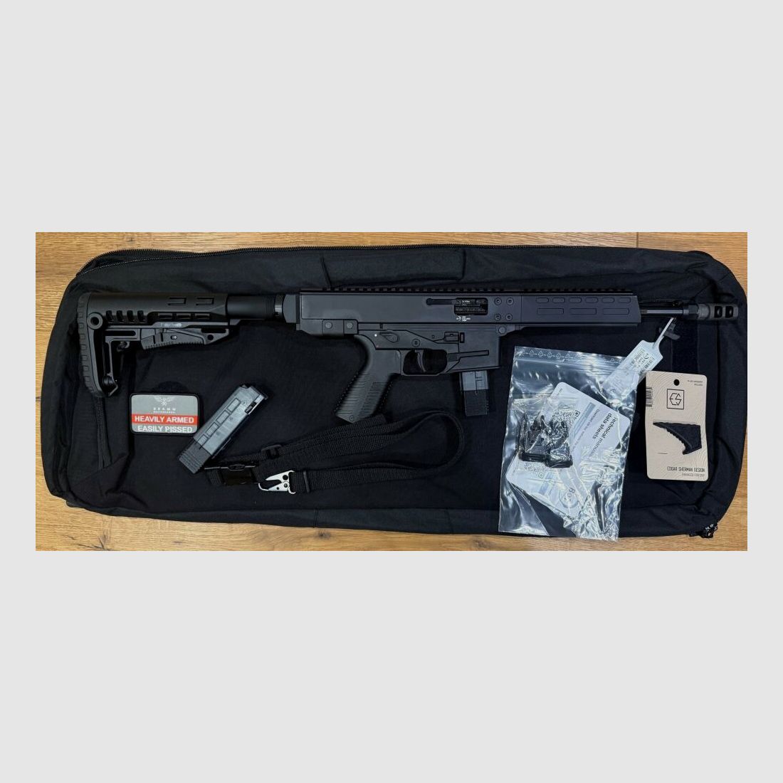 B&T AG (Brügger und Thomet) GHM9 Sport DE mit AR-Hinterschaft
