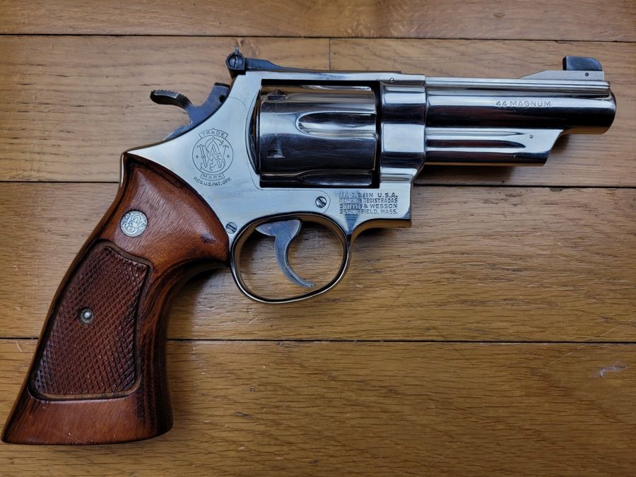 Top Smith & Wesson – raro 29-2 – 44 Mag – 4 pollici – metallo lucido – Condizioni nuove!, immagine 8 di 17
