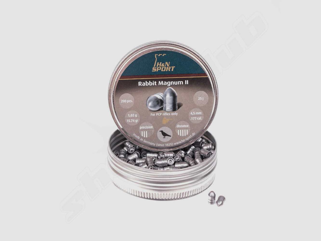 H&N Rabbit Magnum 2 Diabolo 4,5mm / 1,02 g / 200 szt.