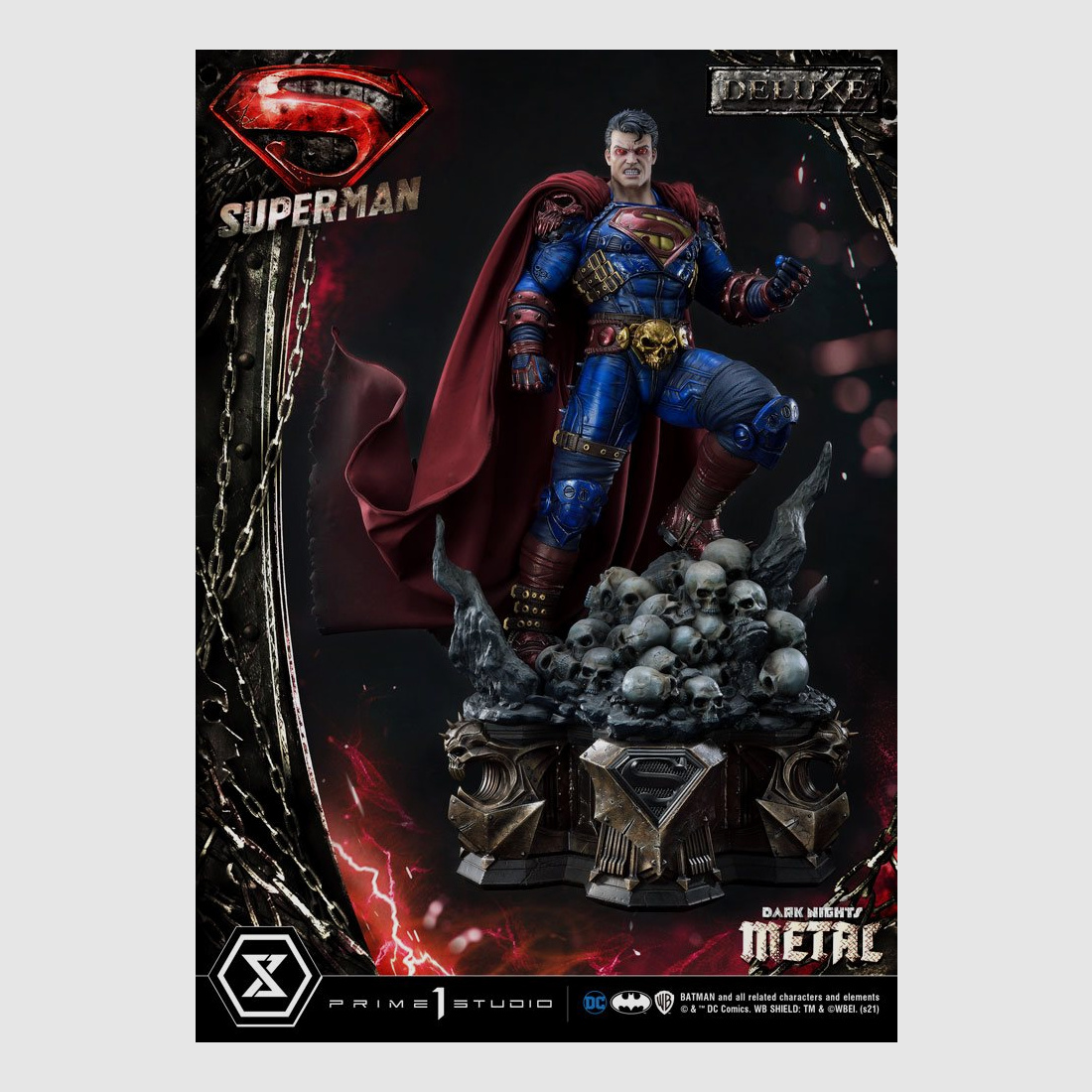 Dark Knights: Metal Statue 1/3 Superman Deluxe Bonus Ver. 88 cm | 43117