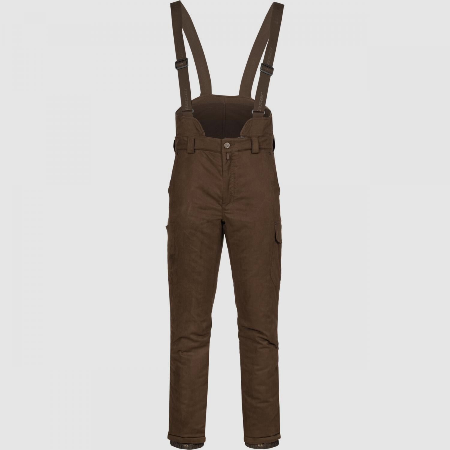 Matti Bib Suede Hose Herren (Dunkelbraun)