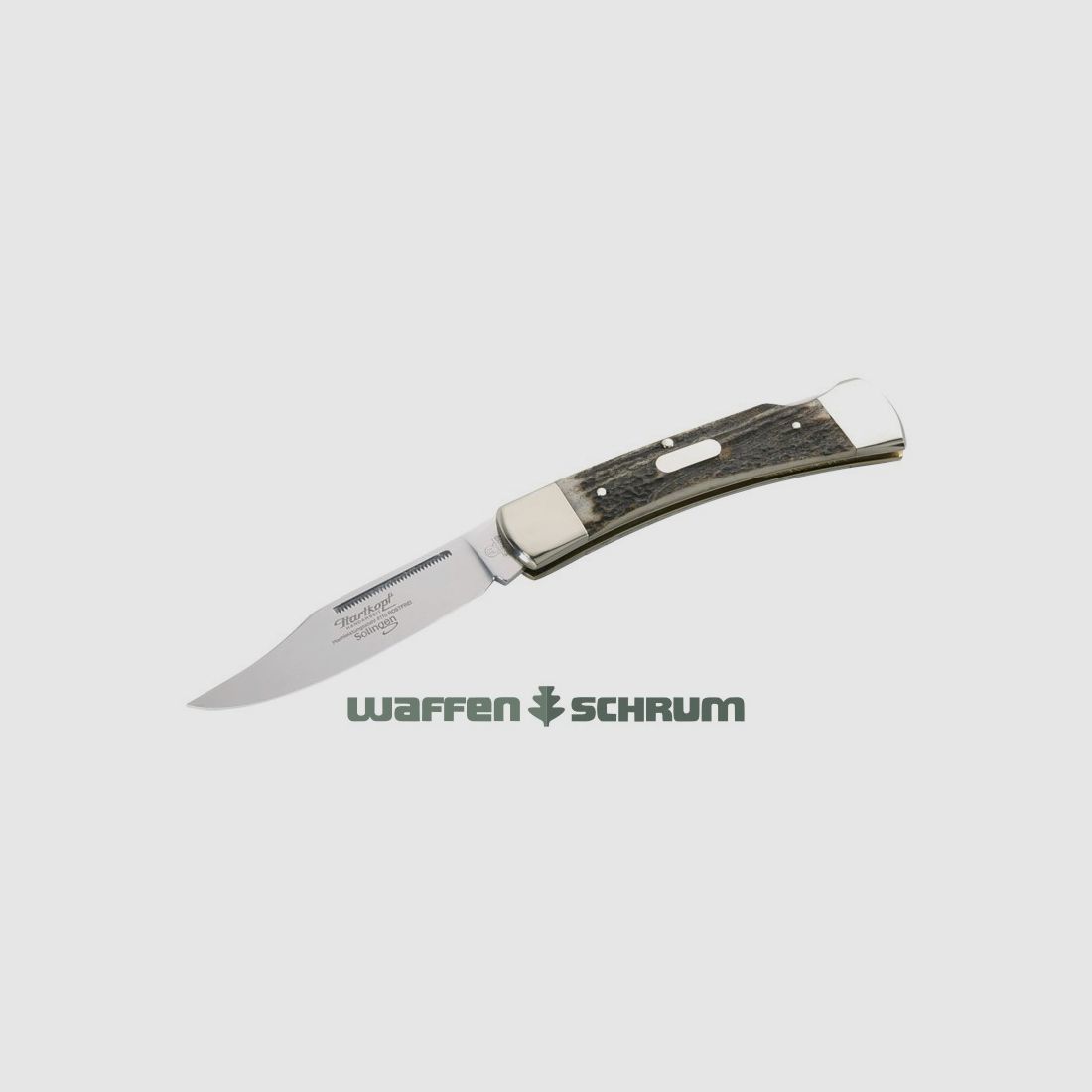 Hartkopf Taschenmesser mit Hirschhorn