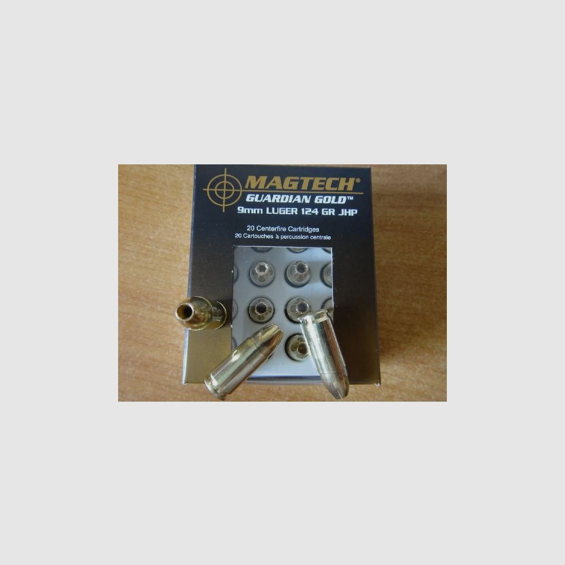 Magtech Fangschuss Patronen 9mm Luger-Magtech Guardian Gold.