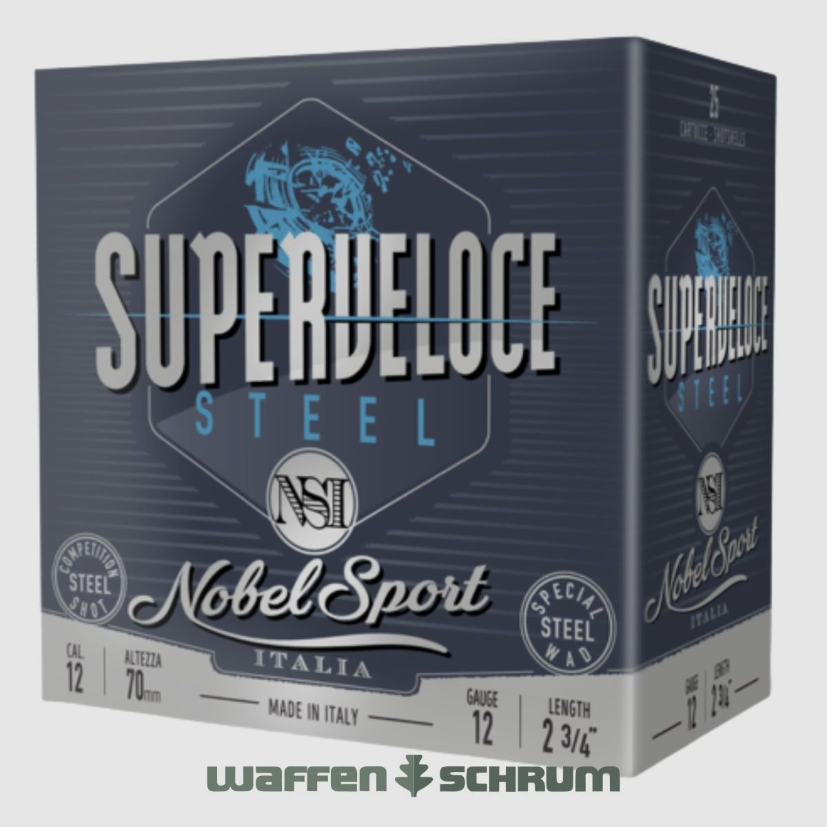 Nobel Sport Italia 12/70 Superveloce Steel Skeet T9 2,0mm - 24g