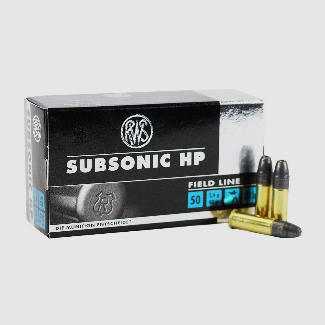 RWS Kal. 22 L.R. Subsonic 40 gr., Bild 1 von 2