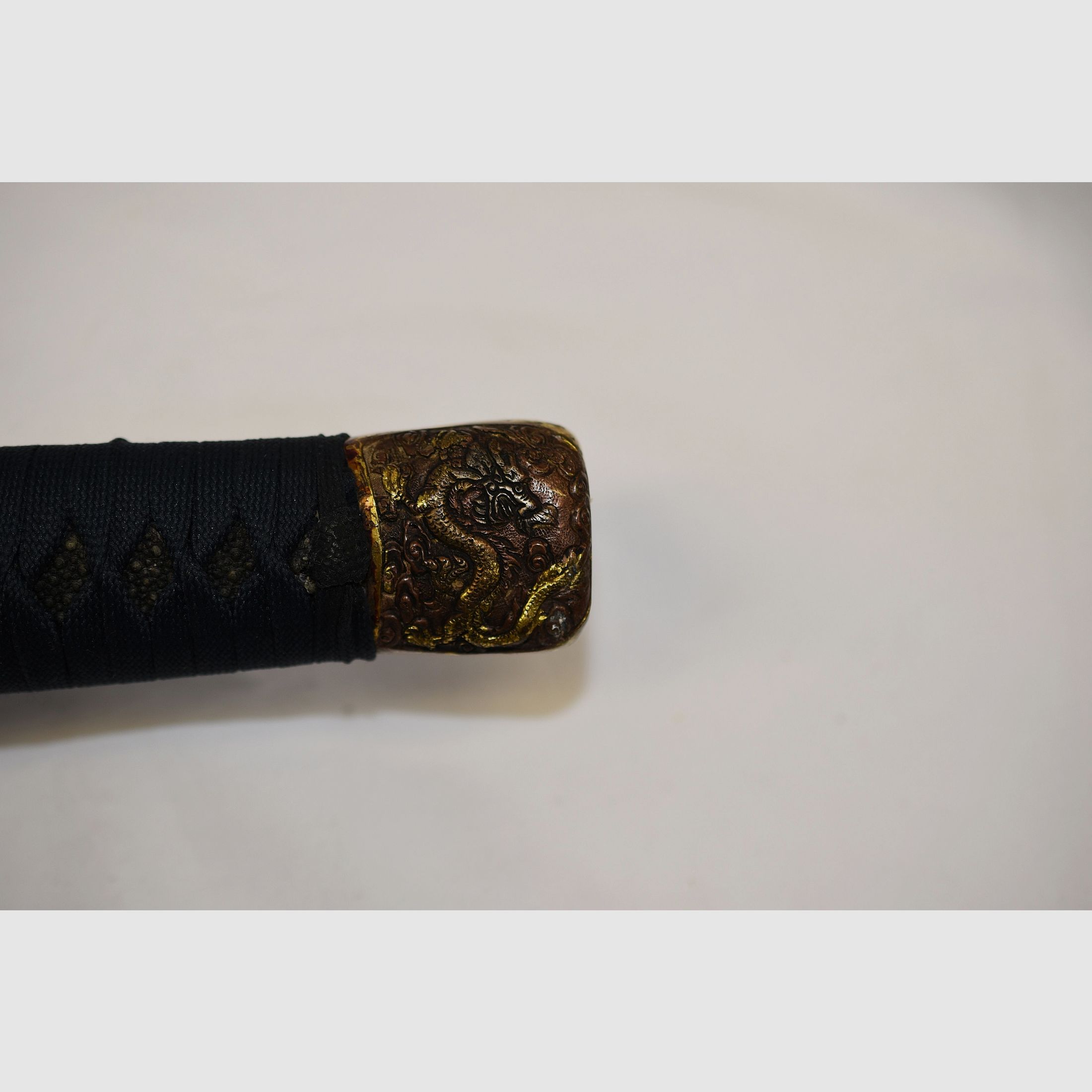 épée japonaise, katana, nagamaki, gravure 99999 sur la lame