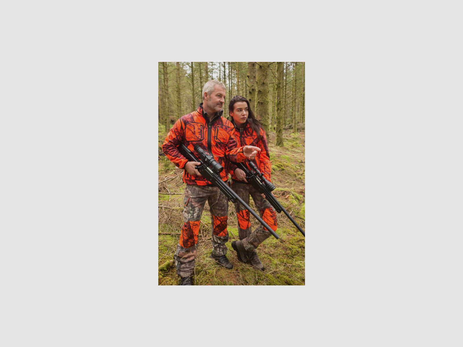 SHOOTERKING Softshell Herren Jacke 2 in 1 Mossy Blaze Orange