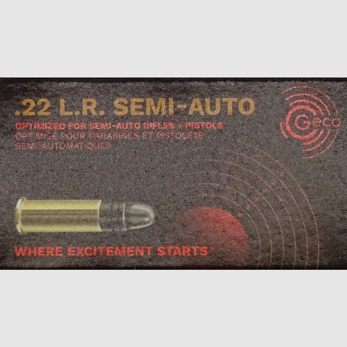 Geco semi auto .22lr 40grs - 500 Schuss