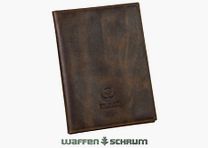 Waldkauz Jagdscheinetui aus Leder