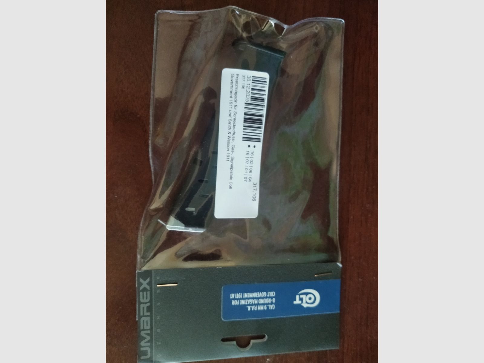 Umarex 9mm pak Colt Government 1911 magazine
