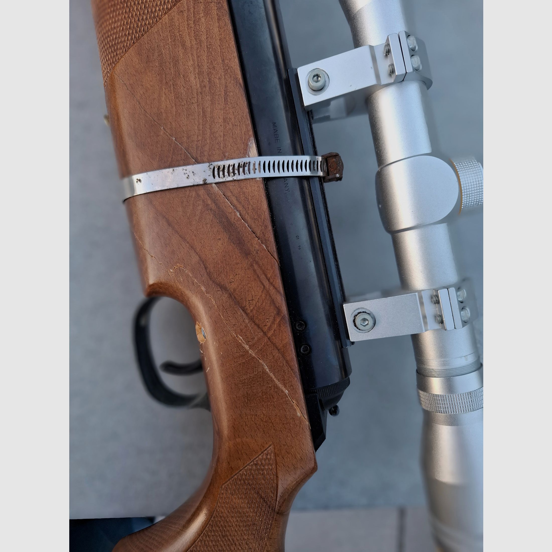 Air rifle Diana Mod. 54-cal. 4.5mm side lever with scope
