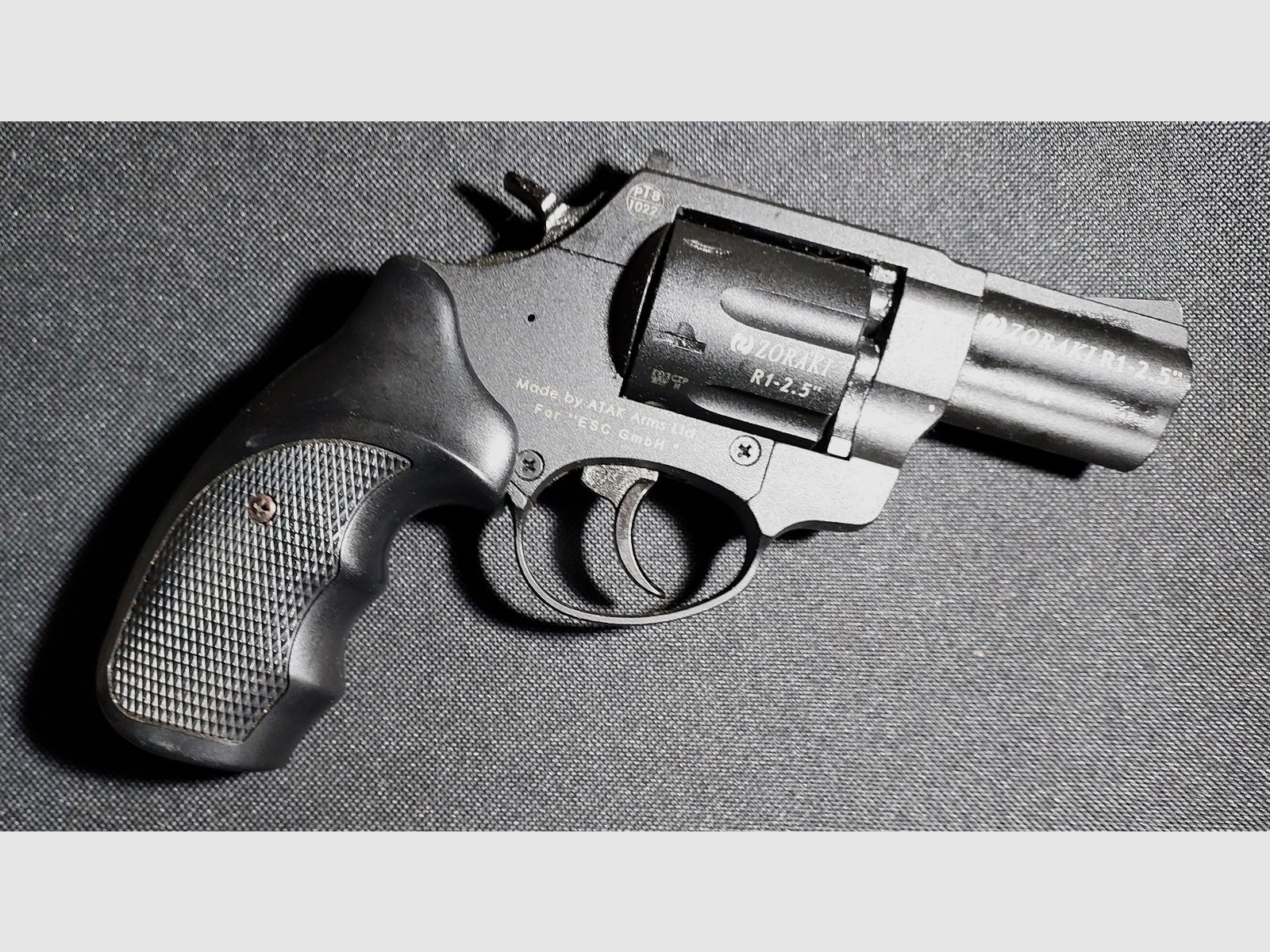 Zoraki R1 2,5 Zoll Schreckschuss-Revolver Kal. 9mm R.K. schwarz (PTB 1022)