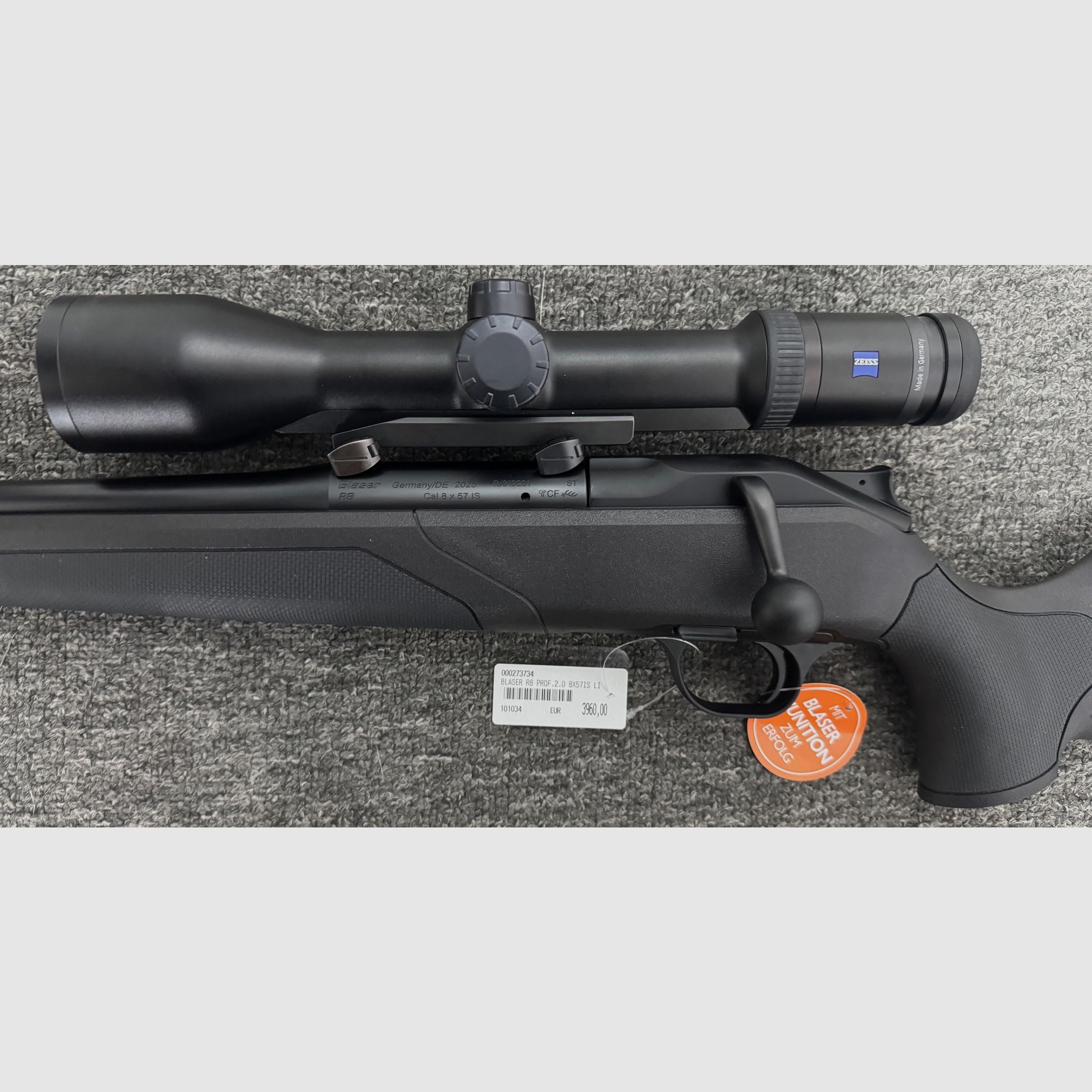 Blaser R8 Professional 2.0 !!links!! - .308 Win. + M15x1 + LL 52cm + Zeiss Victory HT 2,5-10x50 - Neuwaffe