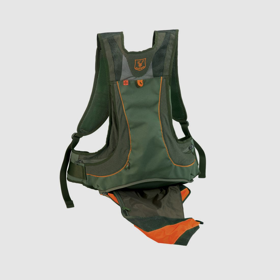 RISERVA RV1835 GILET CACCIA VERDE/ARANCIO TG. UNICA, immagine 3 di 4