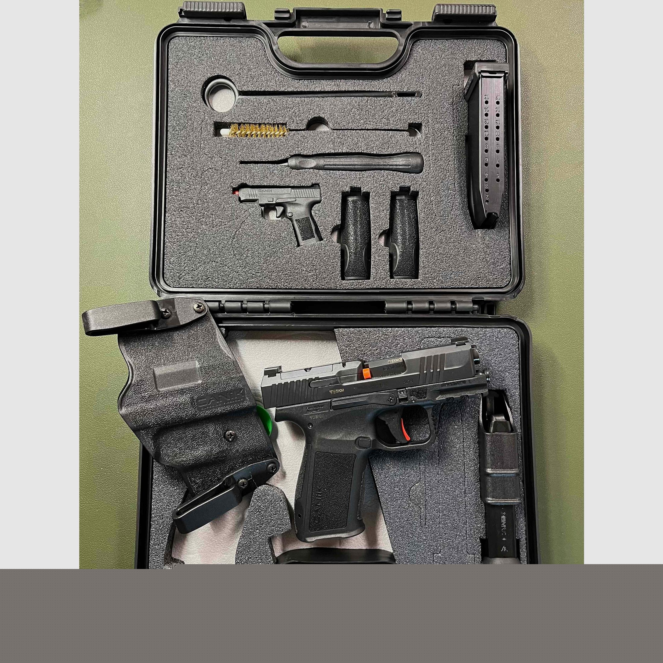 Canik METE MC9 L 9x19 Micro Compact SAO Schwarz inklusive Zubehör