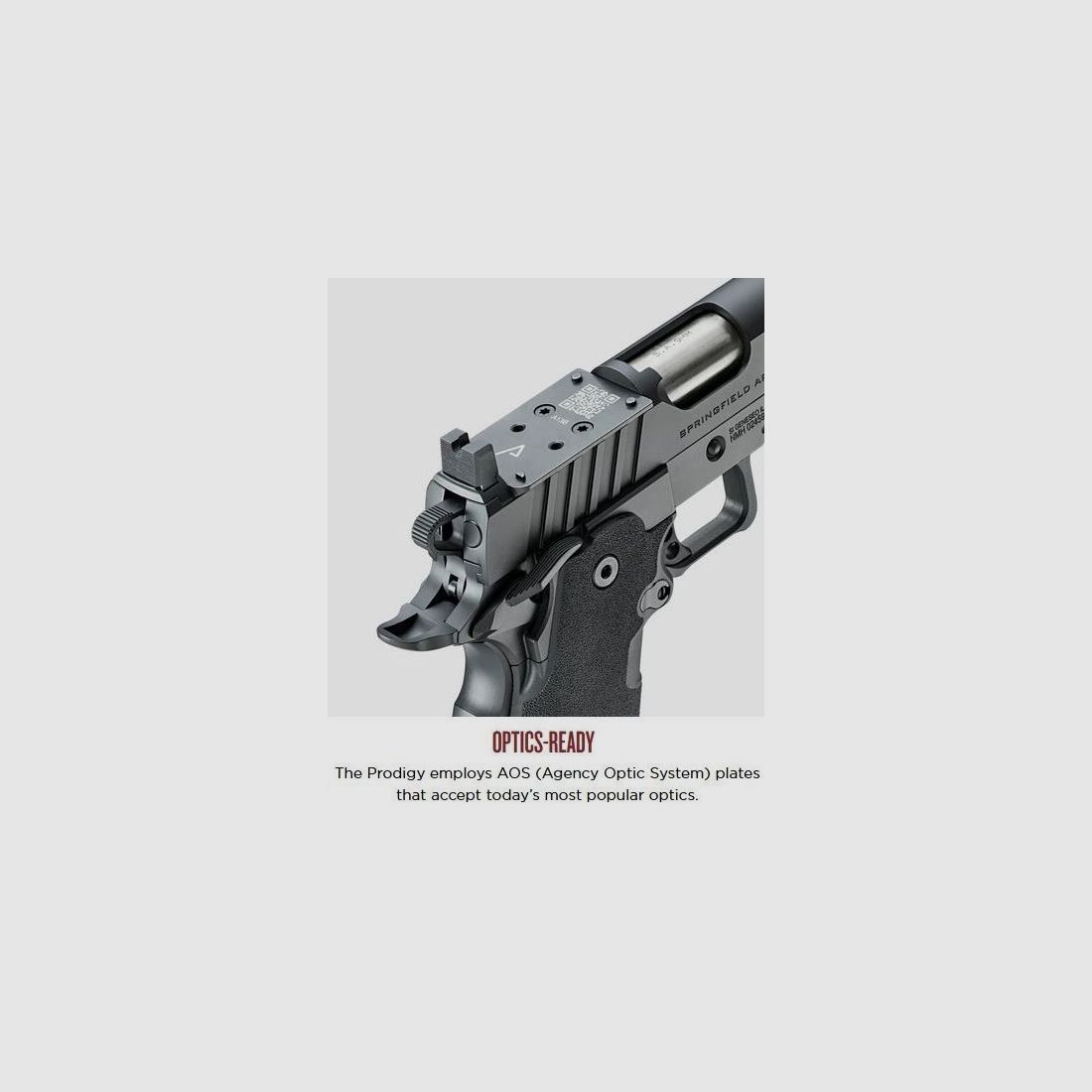 1911 DS Prodigy 4.25" AOS Black, image 4 sur 4