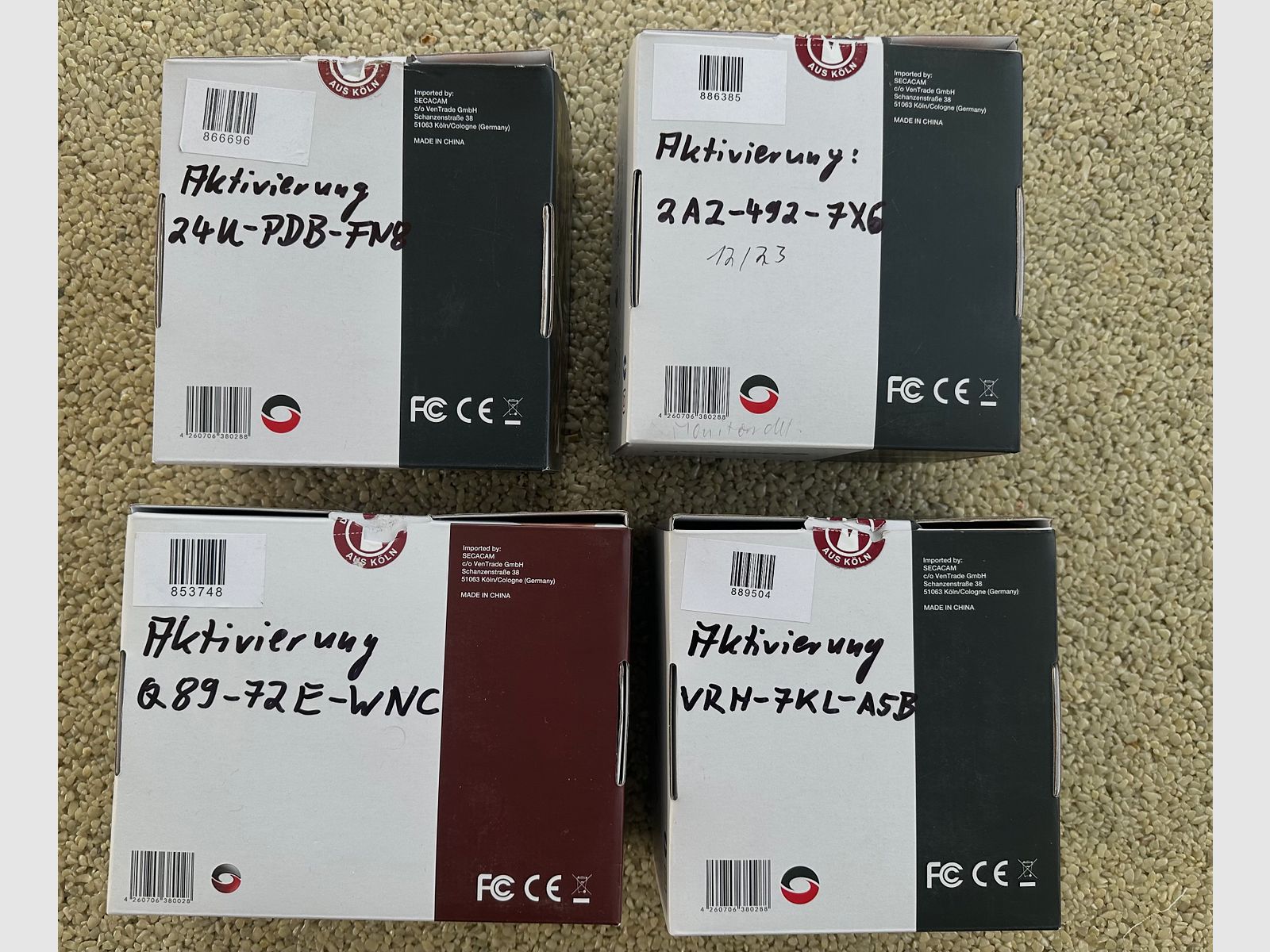 4x Secacam (jetzt Zeiss) Wildkamera Kamera mit Funk - Wildbeobachtung - Überwachungskamera 