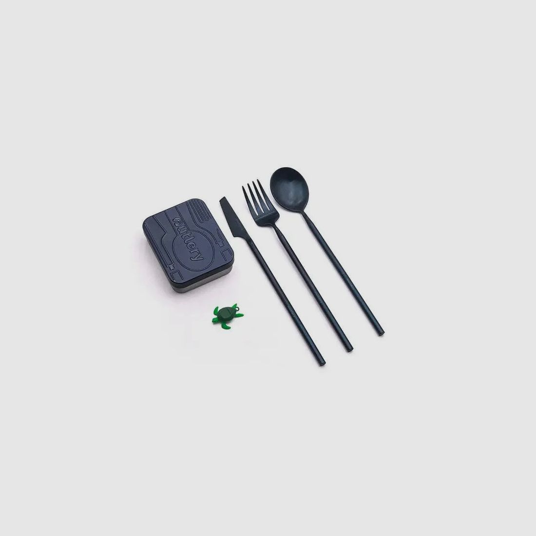 Outlery Reisebesteck-Set, Edelstahl, Taschenformat