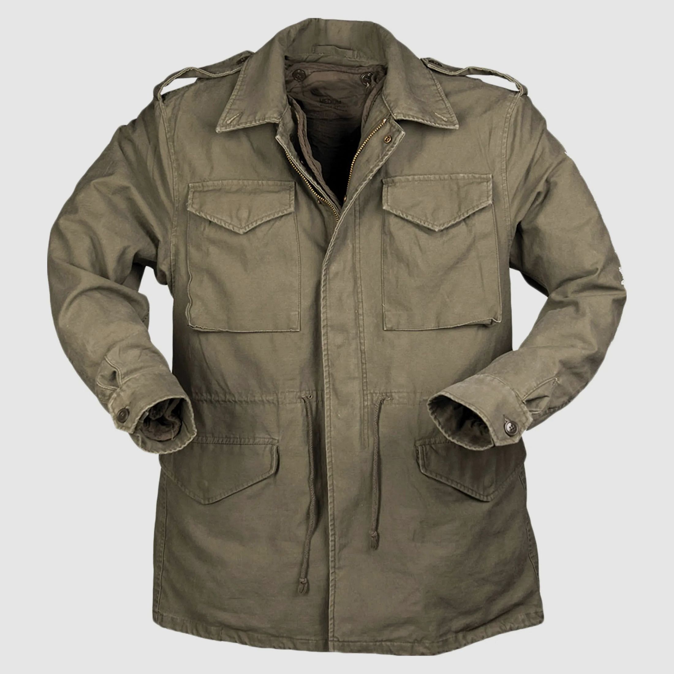 Mil-Tec US Feldjacke M51 prewash mit Futter oliv neuwertig
