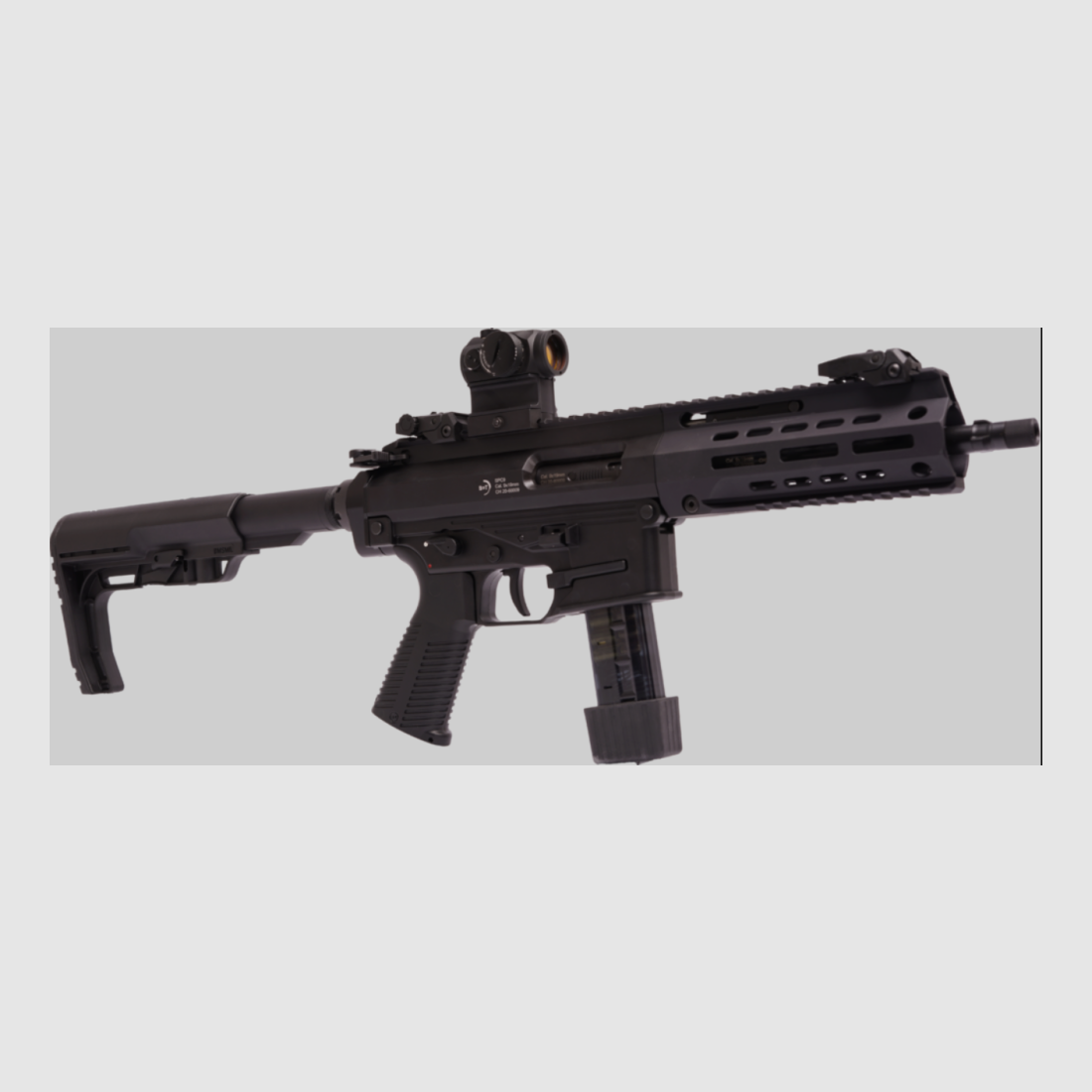 B&T SPC9 semi-automatic, 230mm, 9mm Para with Aimpoint®